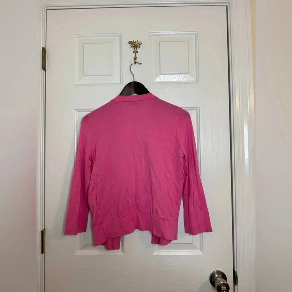 Kate Spade cardigan size medium pearl beaded Tula pink white - Picture 6 of 6